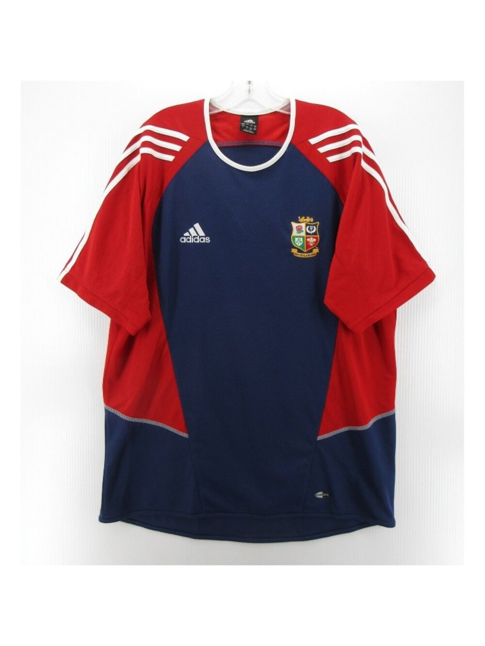 VINTAGE British Irish Lions Rugby Jersey 46/48 Adidas Training Y2K XL
